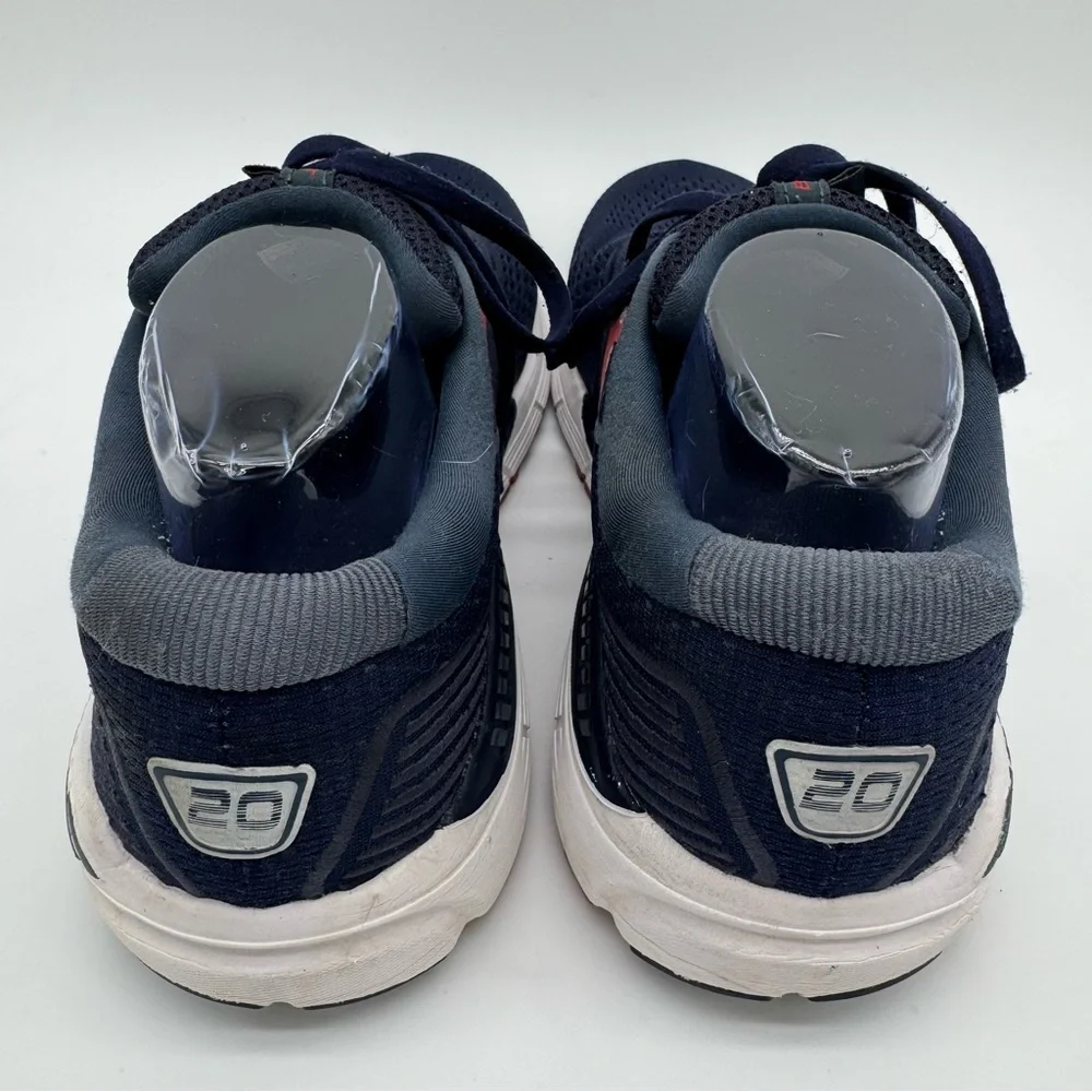 Brooks Beast 20 Navy Blue/Red Athletic Sneaker Size 10 - Picture 6 of 12